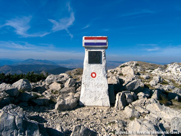 Vrh Dinara, najviša točka Republike Hrvatske